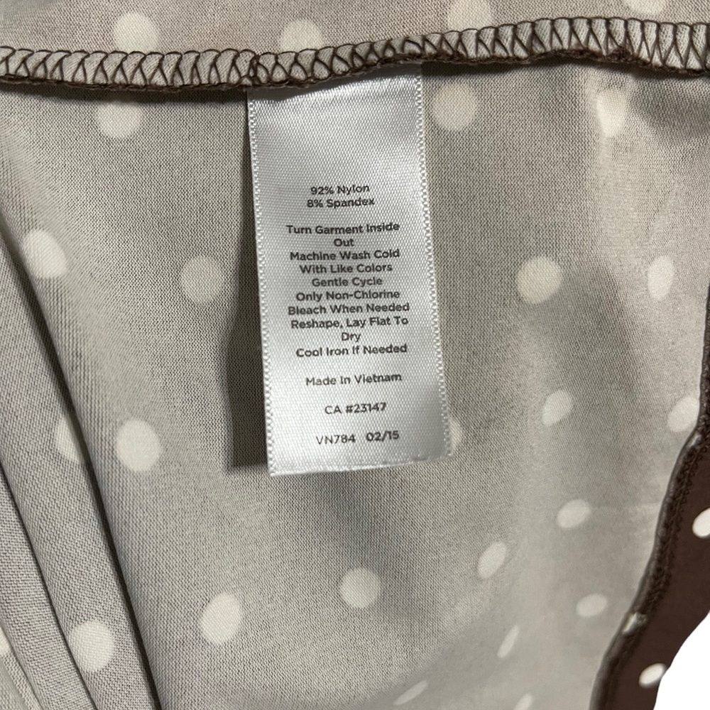 Talbots Size Small polka dot dress - Picture 3 of 4